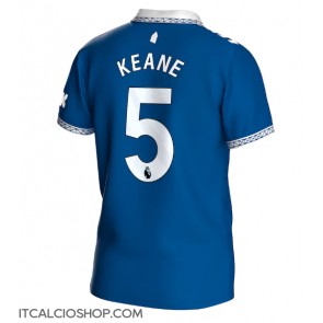 Everton Michael Keane #5 Prima Maglia 2023-24 Manica Corta